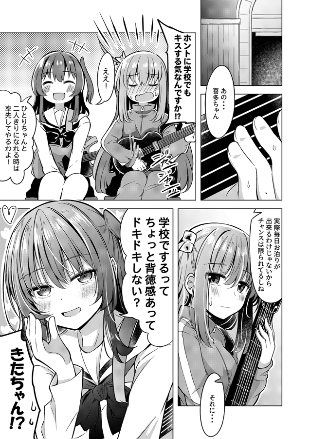 ぼ喜多がひたすらキスする話