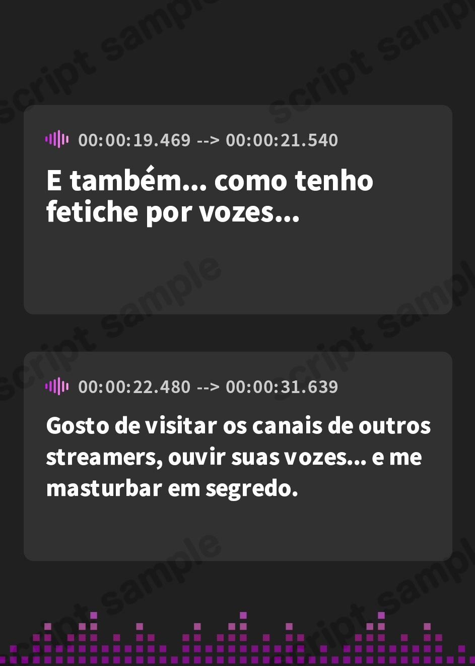 【ポルトガル語版】ドMな変態お姉さんのおしがま20分間耐久オナニー♪ いっぱいおもらししちゃってごめんなさい……