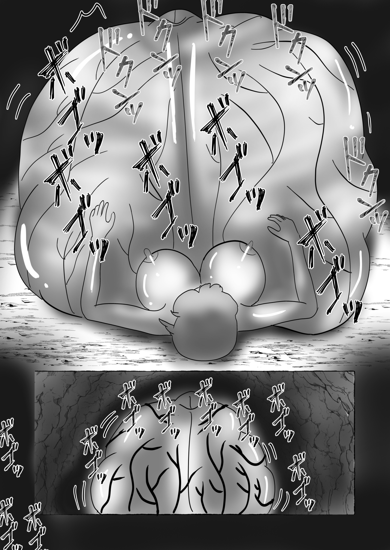 フタナリ睾丸寄生尿道臍出産