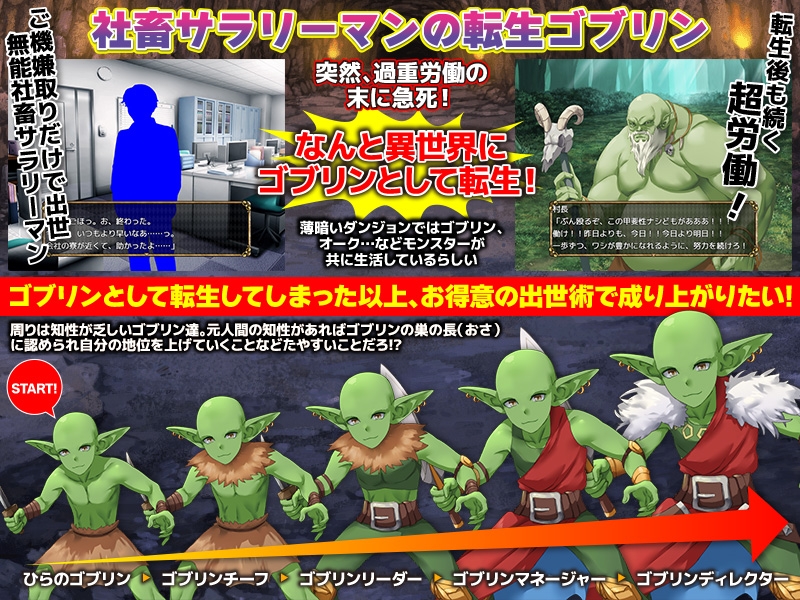 社畜の末の転生でゴブリンですか!?
