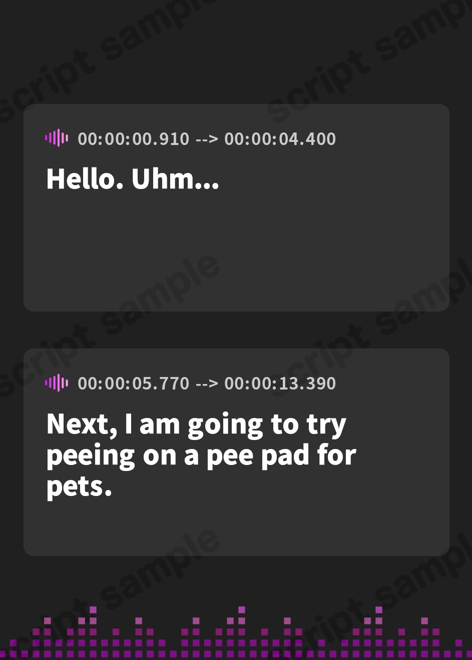 【英語版】【おしっこ実演】Pee.33明石みつばのおしっこ録れるもん。~ペットシーツにおしっこ編~
