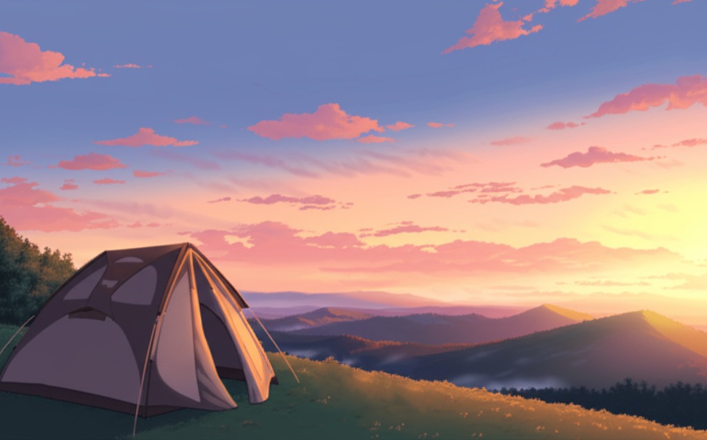 彼女とキャンプに行く