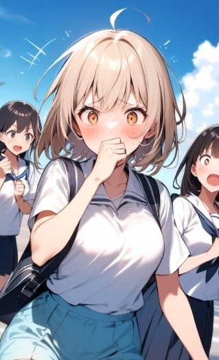 女子校の通学路を全裸で歩かせられる話 恥ずかしい短小包茎いじめ 後輩女子にいじめられる僕·6