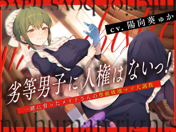 【韓国語版】≪玉責め多めハードM向け≫劣等男子に人権はないっ!～一緒に育ったメイドさんの尊厳破壊マゾ犬調教～