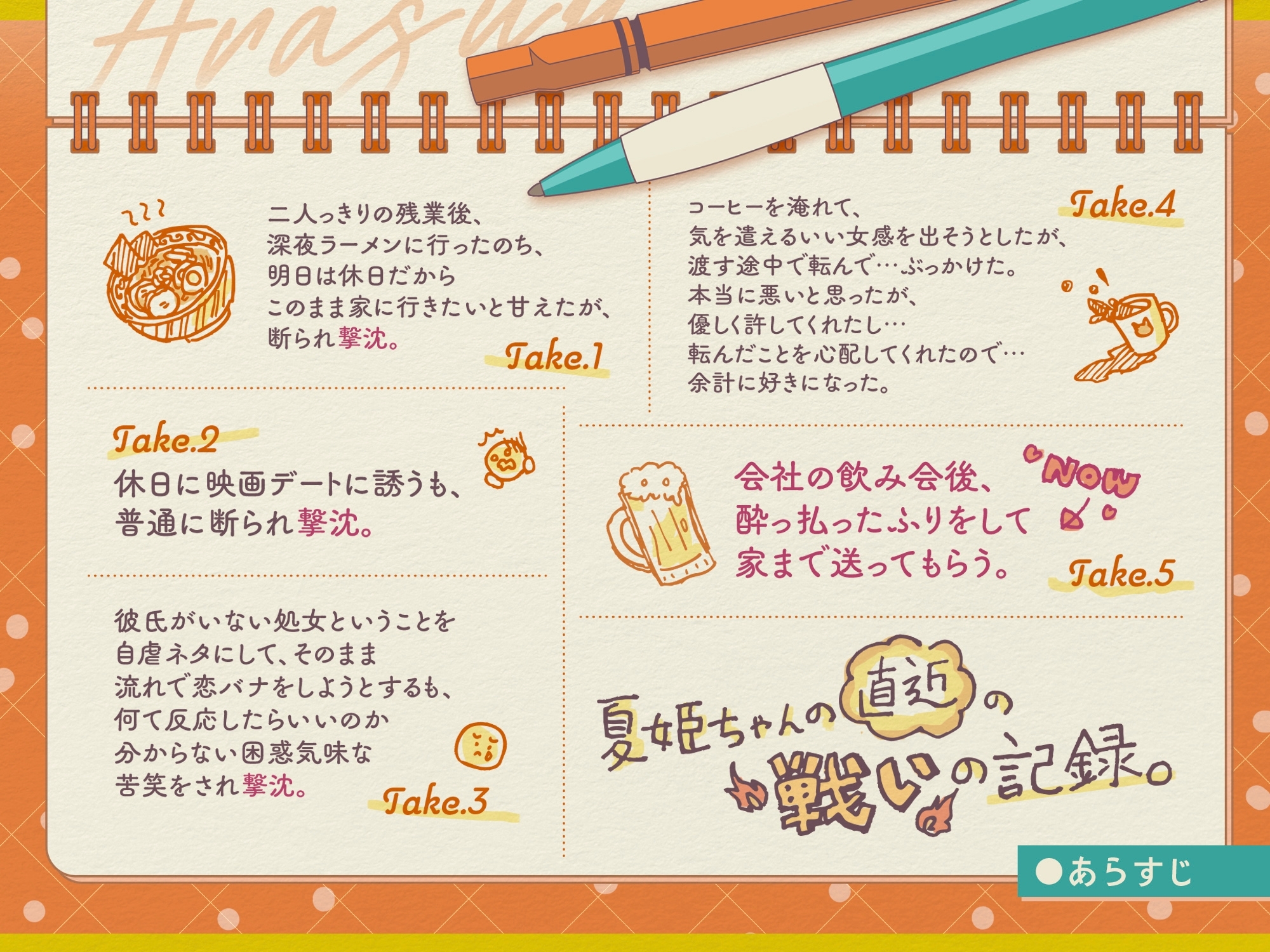 《ラブコメ、あまあま要素強め》『酔った会社の同期が、やたらと雨宿りを誘ってくる。→そのまま喰われました。→危険日でした。→妊娠されました。→あっ、終わったわ。』
