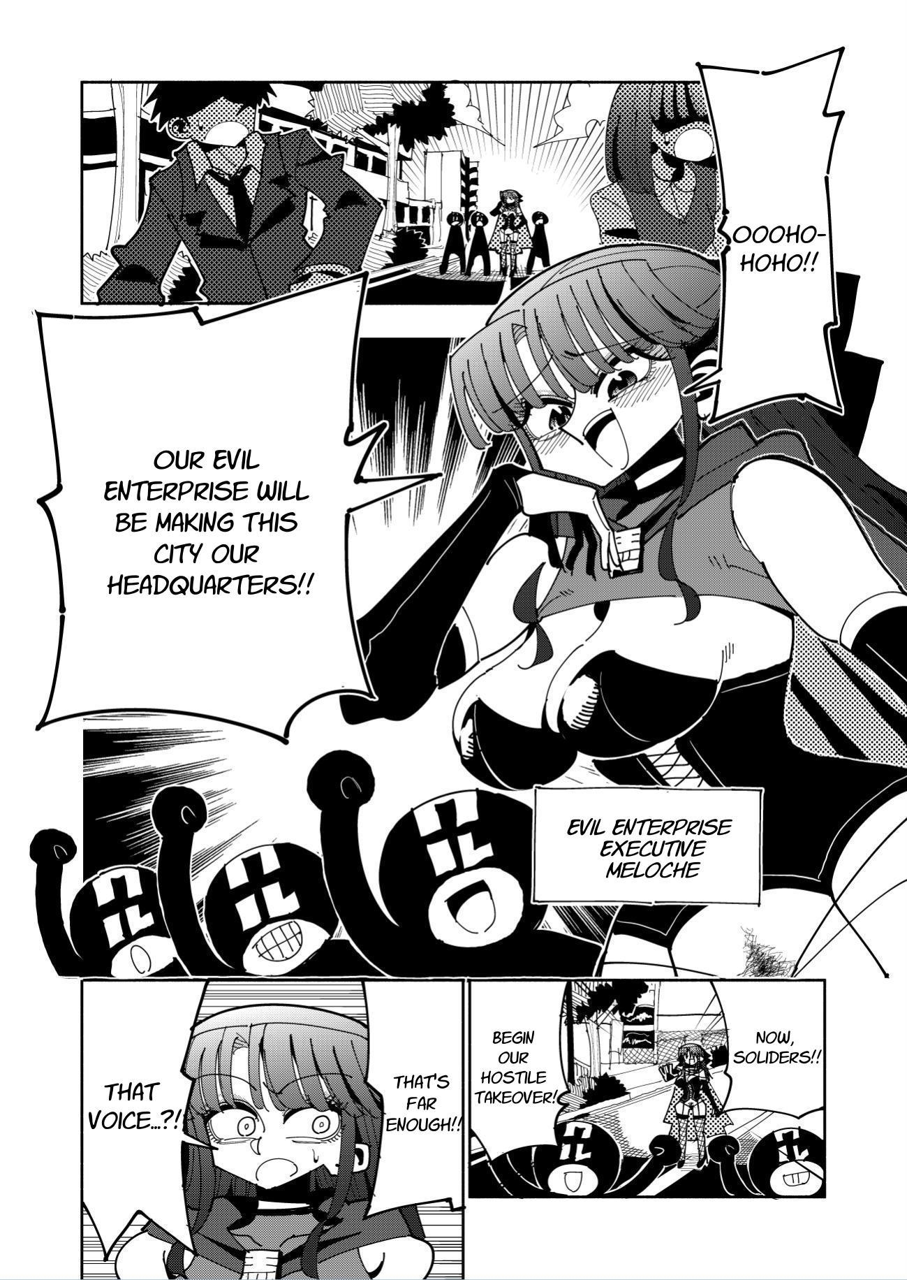 【英語版】ふたなり魔法少女VS悪の女幹部の誘惑