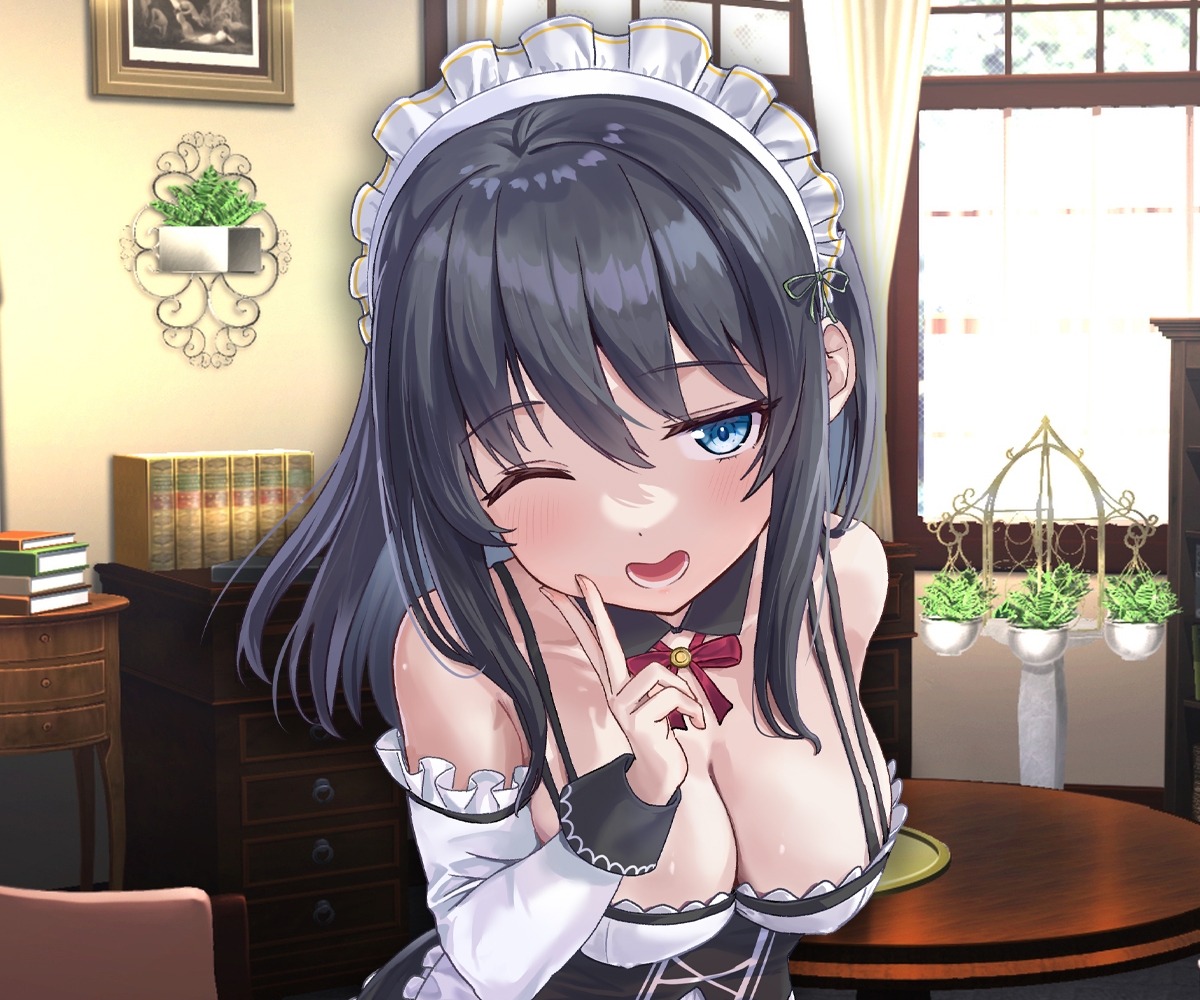【お試し価格】お屋敷メイド絆の両耳おちんちん♪ささやきちゅっちゅ手コキ