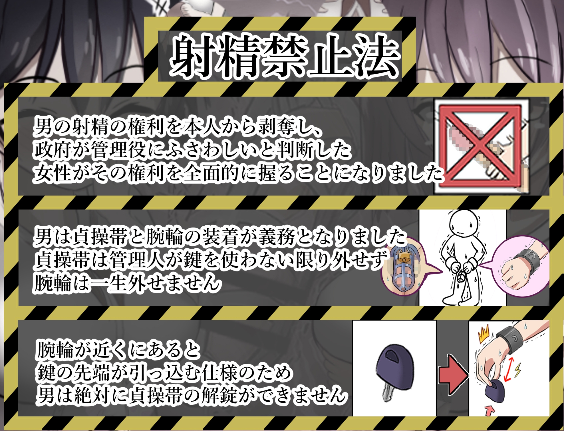 【167ページ】管理人の許可無き射精は法律で禁止されています ~二年付き合ってる彼女に管理されることになった男のケース~