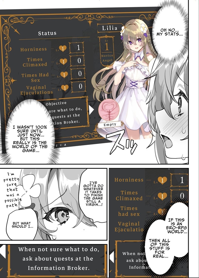 【英語版】エロRPGの女主人公にTS転生したら…~街エロイベント&敗北エッチで処女喪失~
