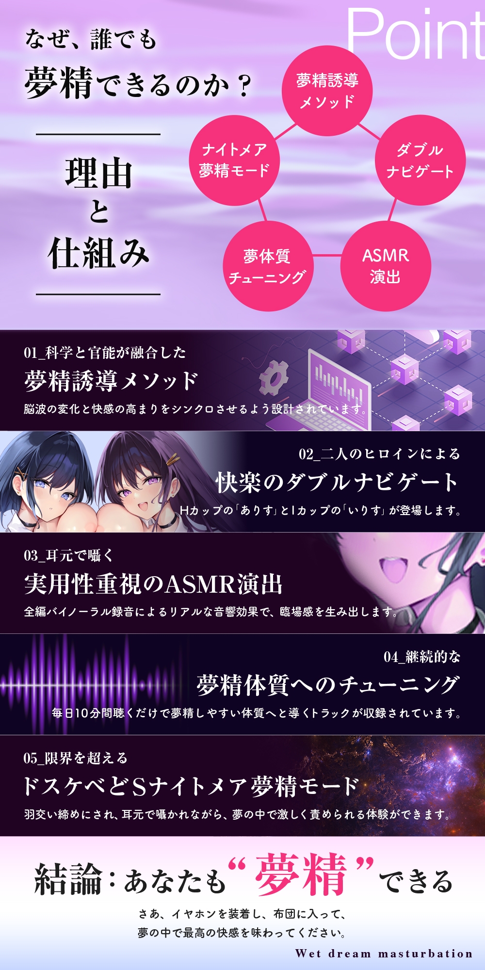 【夢イキ】ぜったい夢精するオナニー~「誰でも」寝ながら射精できる快楽メソッド!!~