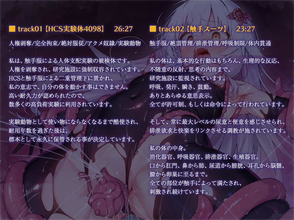 絶対服従プログラムIV 実験体4098 ~淫獄アクメ管理調教~