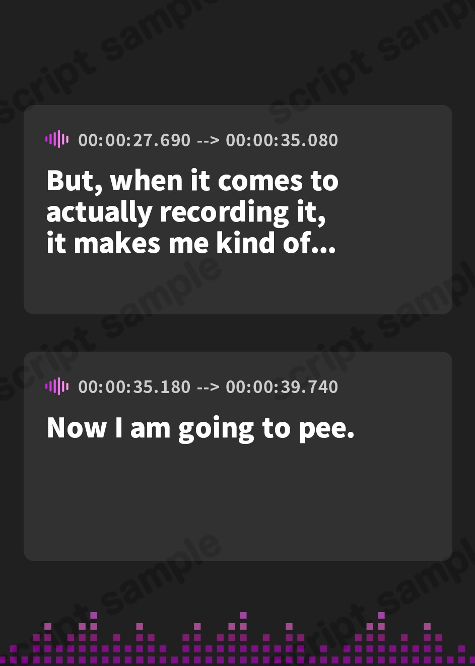 【英語版】【おしっこ実演】Pee.37綾瀬ましろのおしっこ録れるもん。~朝一番のおしっこ編~