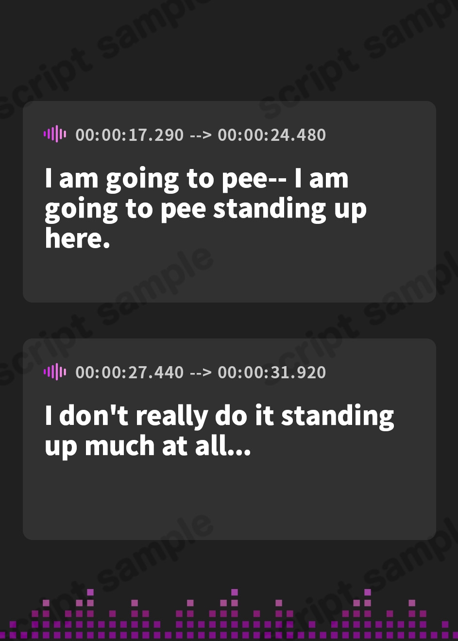 【英語版】【おしっこ実演】Pee.39綾瀬ましろのおしっこ録れるもん。~お風呂で立ったままおしっこ編~