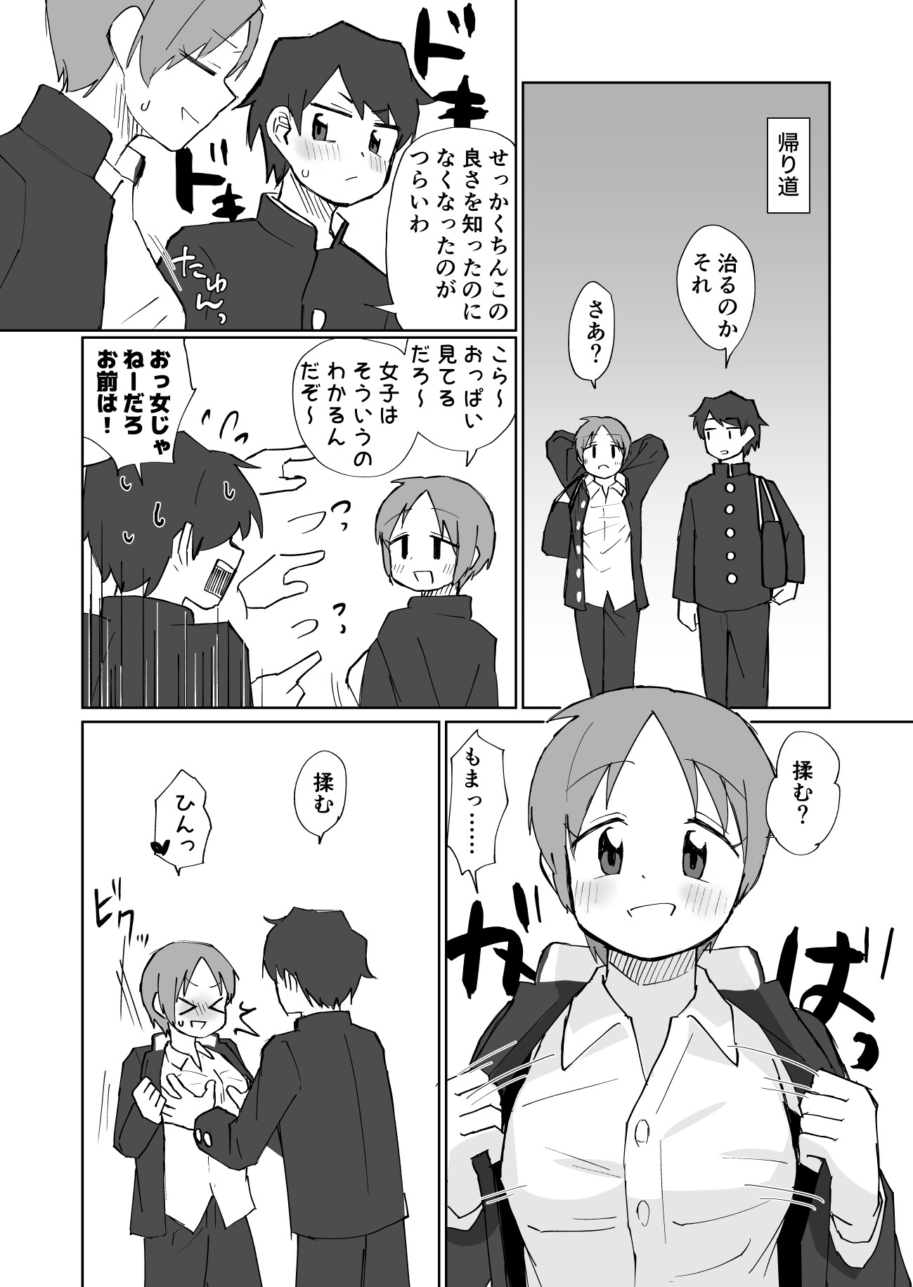 TS病が性病の世界 友達からTS病を感染され編