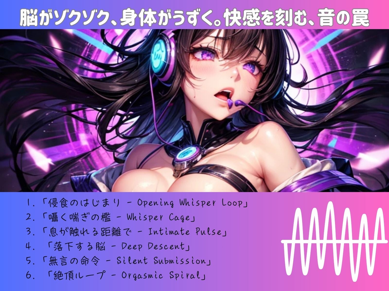 声だけでイかされる…ゾクゾク喘ぎ声催○トランスミュージック