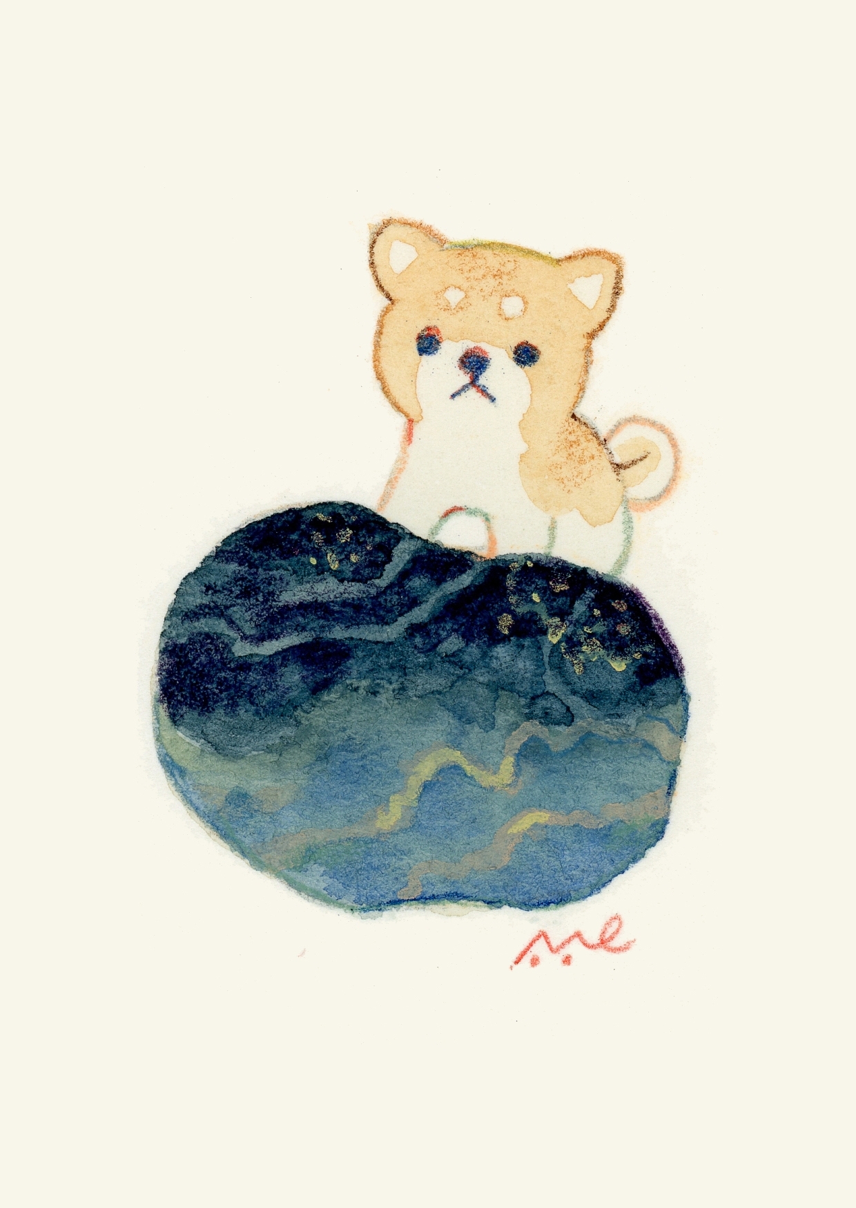 石ころ豆絵図録「石ひろい」