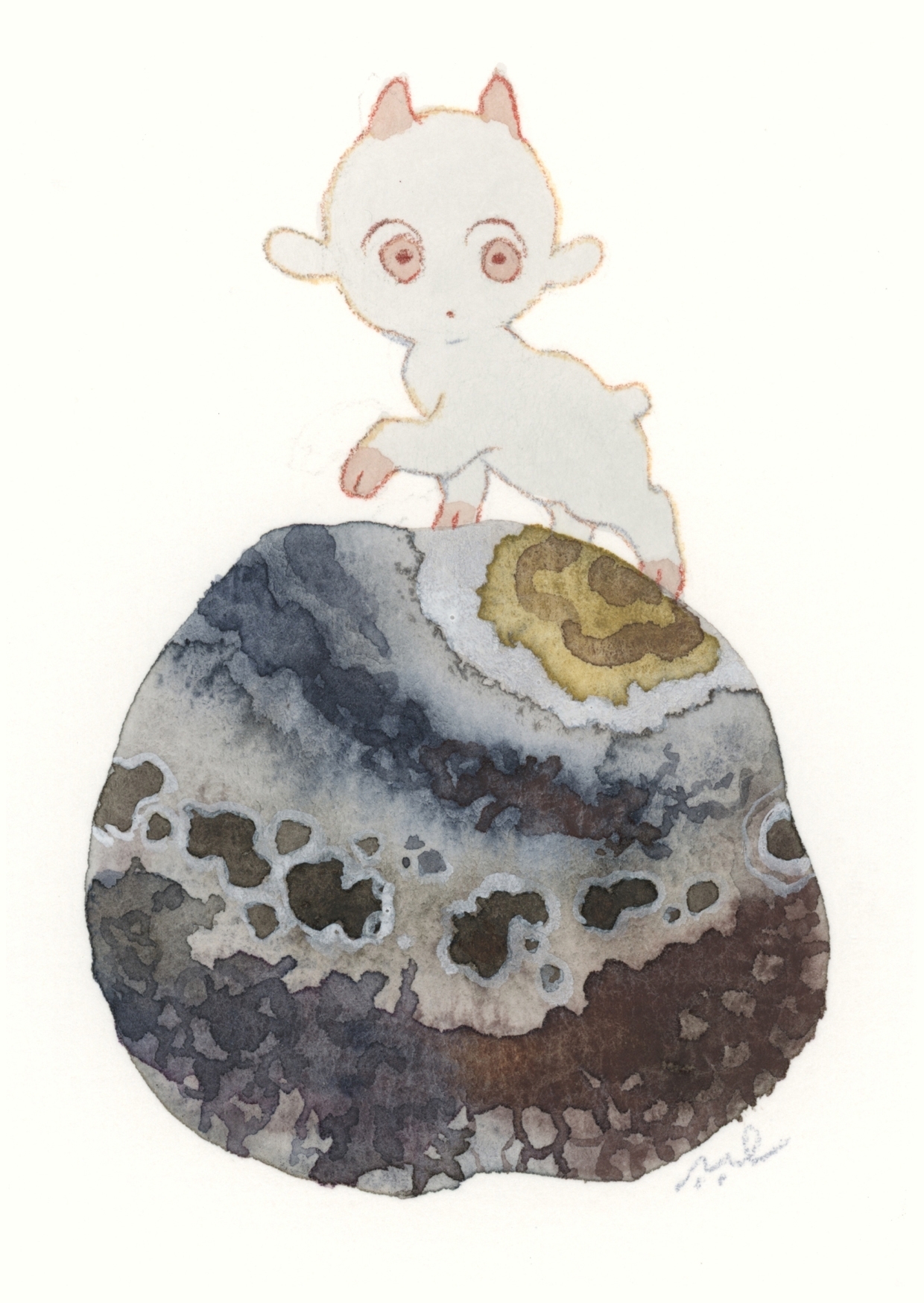 石ころ豆絵図録「石ひろい」