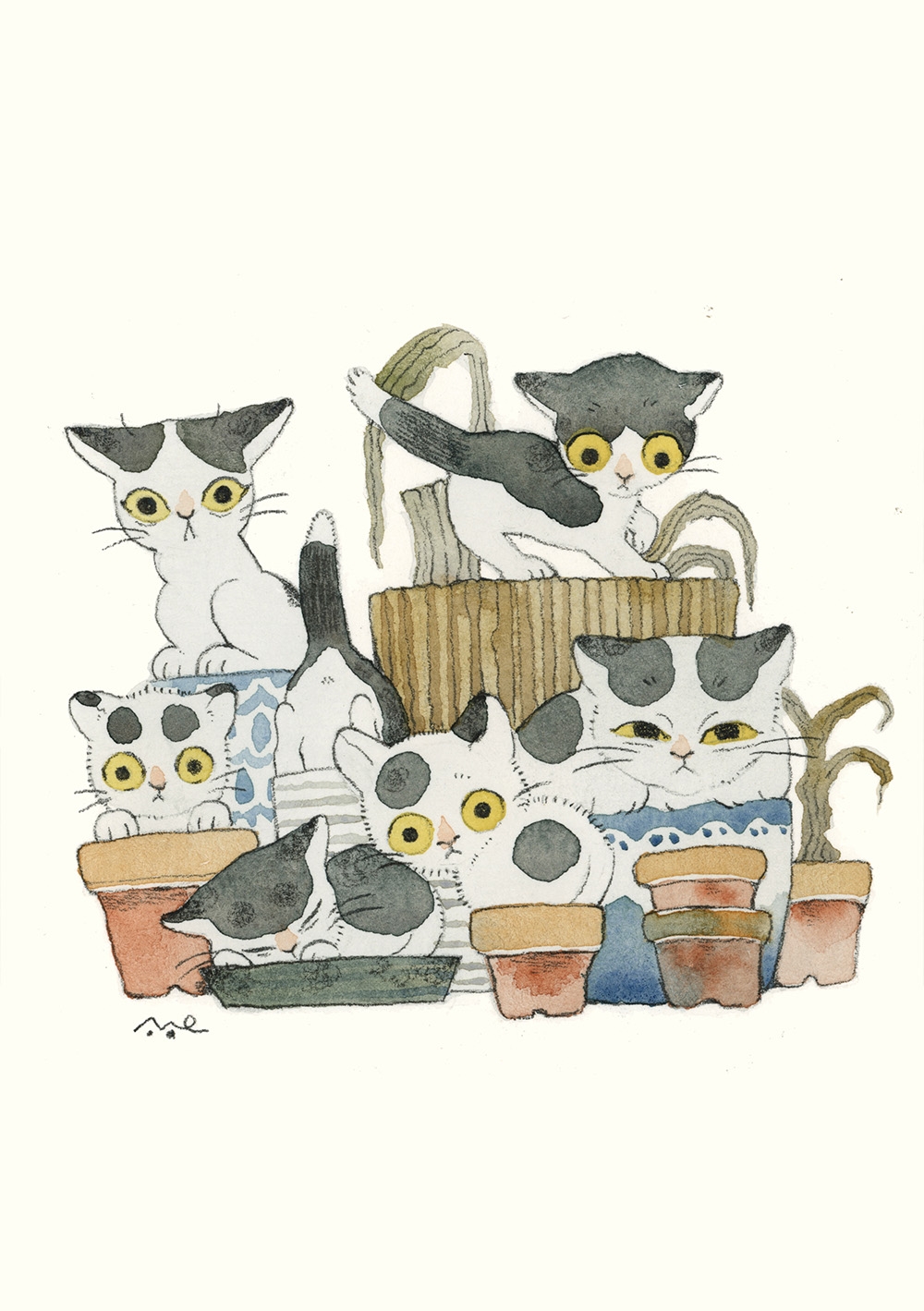 「ねこの目」猫小品図録