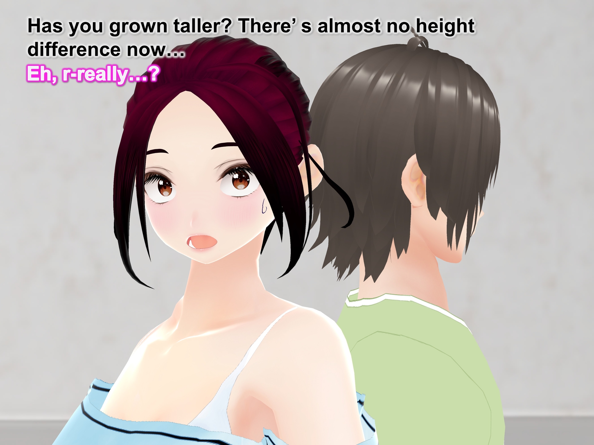 Outgrowing only girls, Overtake boys, Growth sound. Dance school Arc