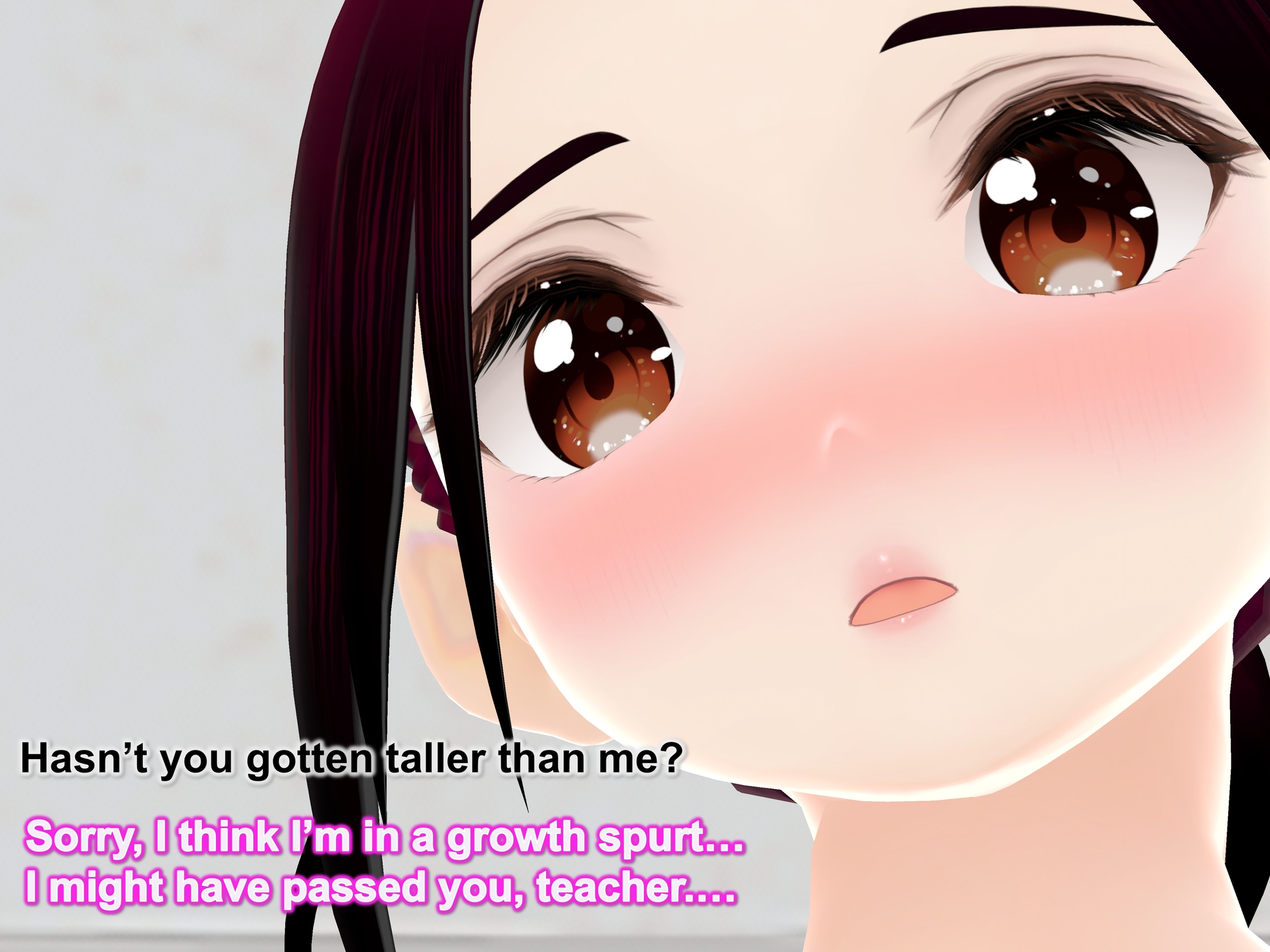 Outgrowing only girls, Overtake boys, Growth sound. Dance school Arc