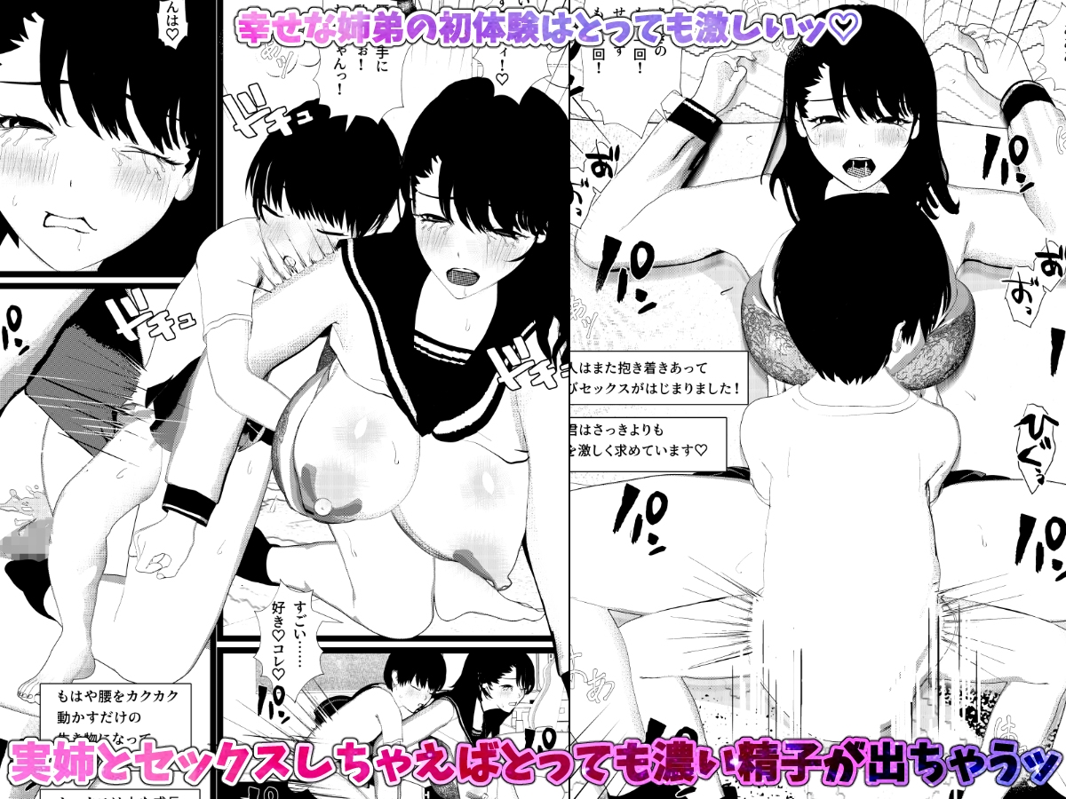 <総集編>~優月・夏鈴・七海お姉ちゃん達とセックス! お姉ちゃん達とヤりまくる姉弟のHな物語~