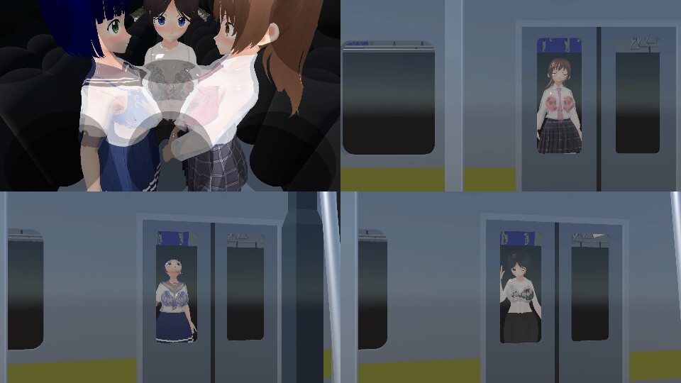 ○○市の生活 通勤電車編