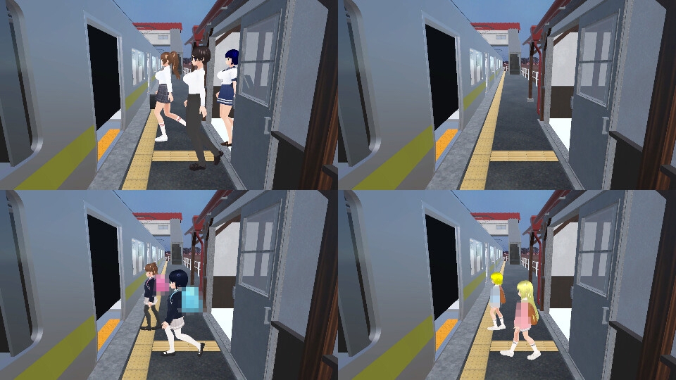 ○○市の生活 通勤電車編