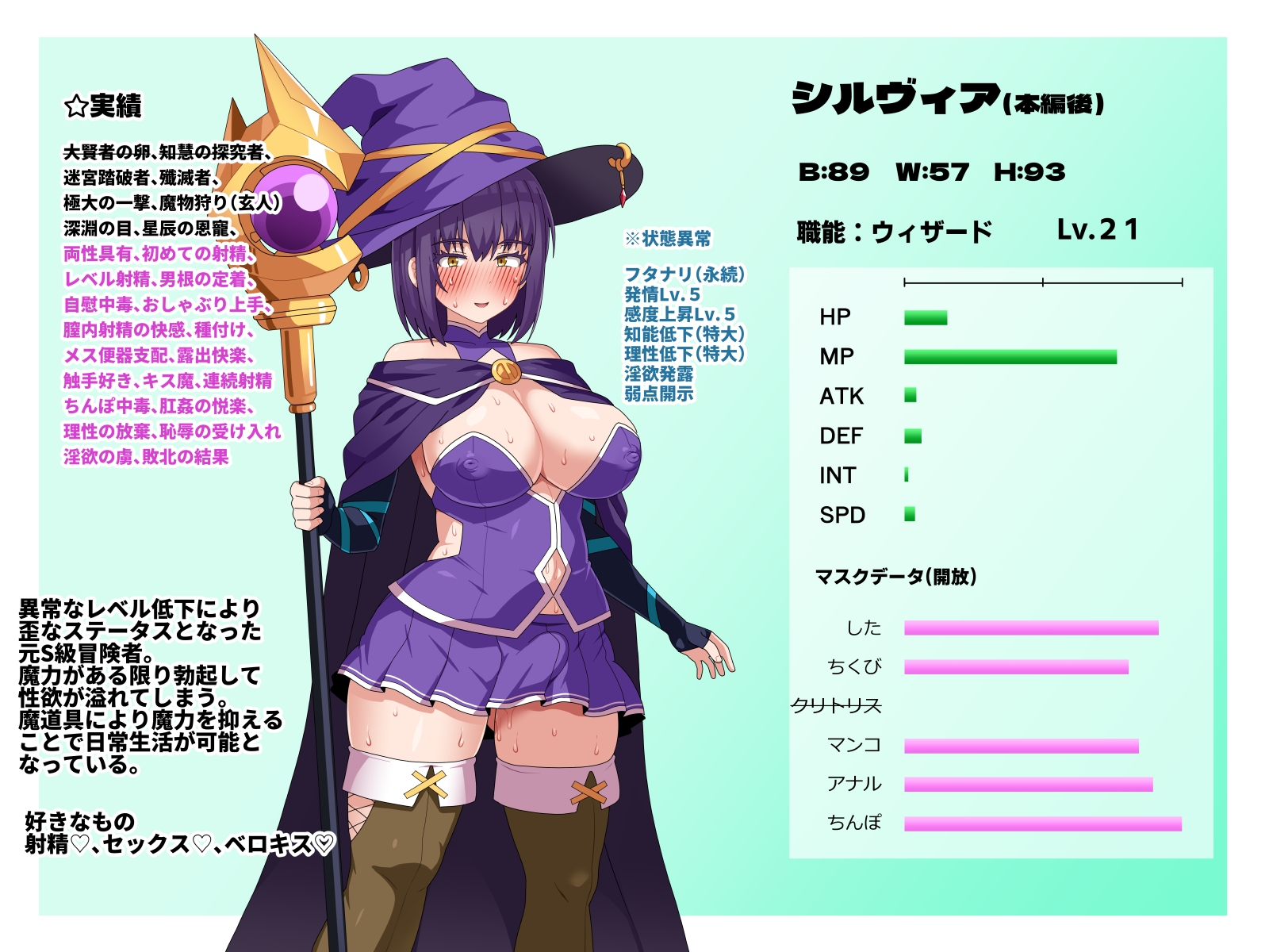 S級冒険者の無様な敗北~おほ♡生やされたフタ〇リチ〇ポから魔力射精ちゃう♡‼~