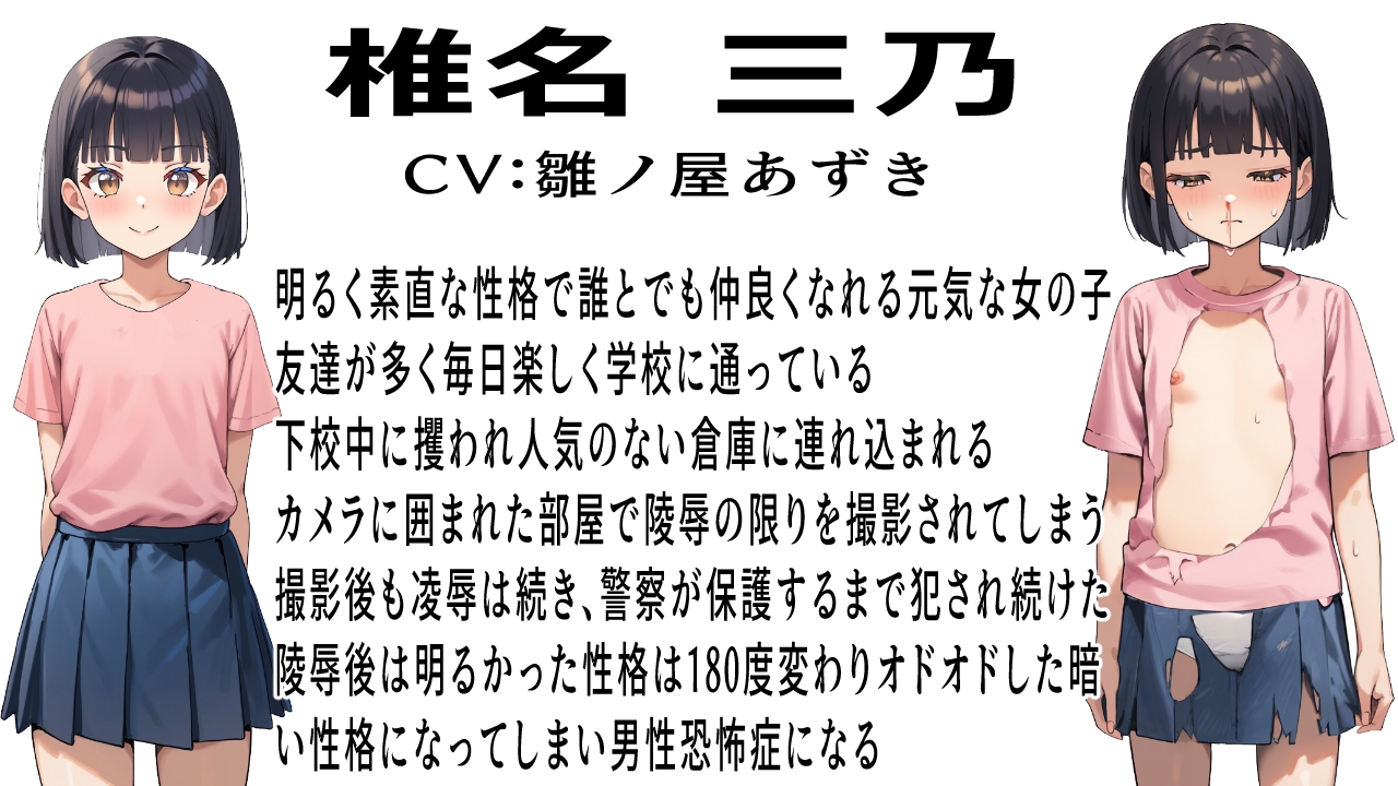 (泣きじゃくり特化)セカンドレ○プ～性被害者少女号泣事情聴取～