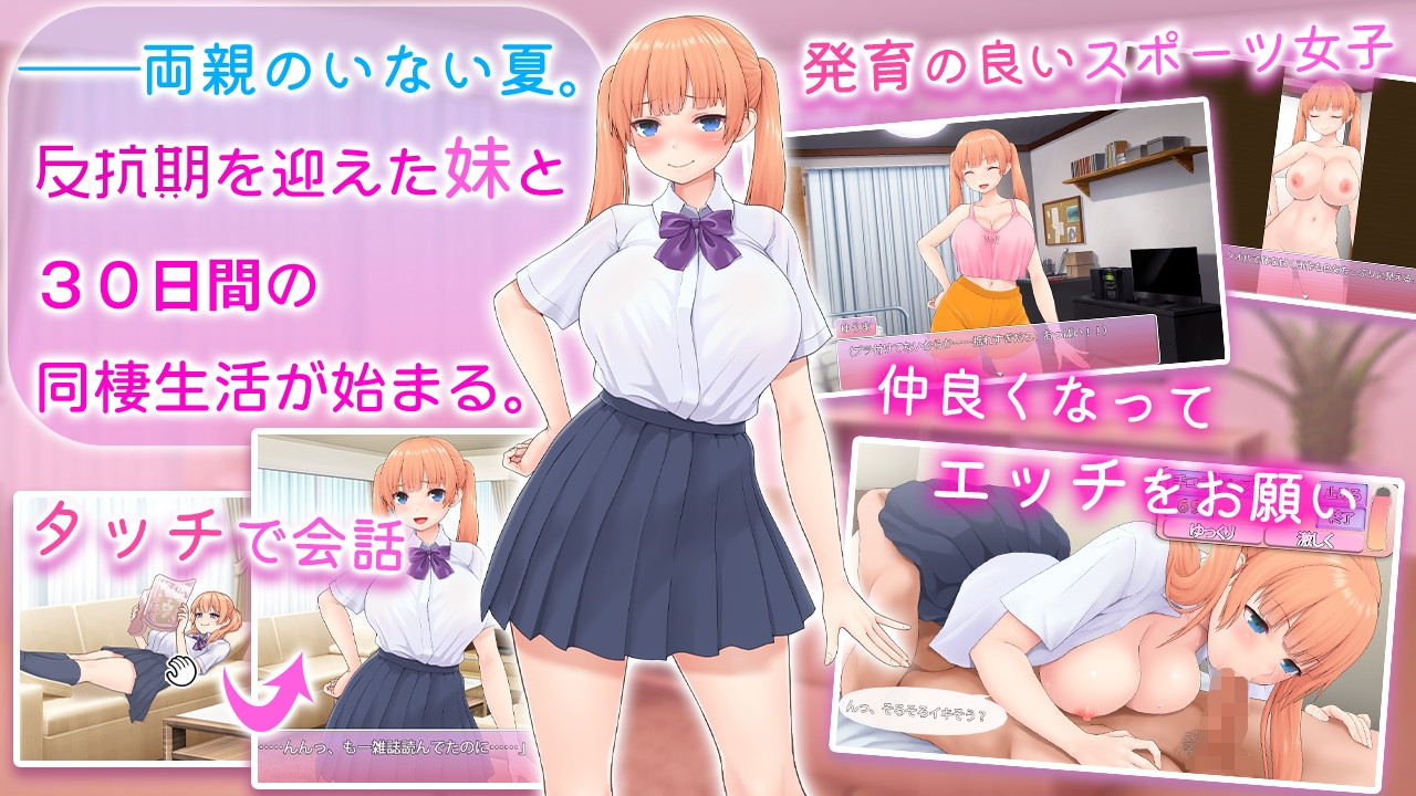 ツンな妹をデレ堕とす!! ~二人で暮らす30日間~