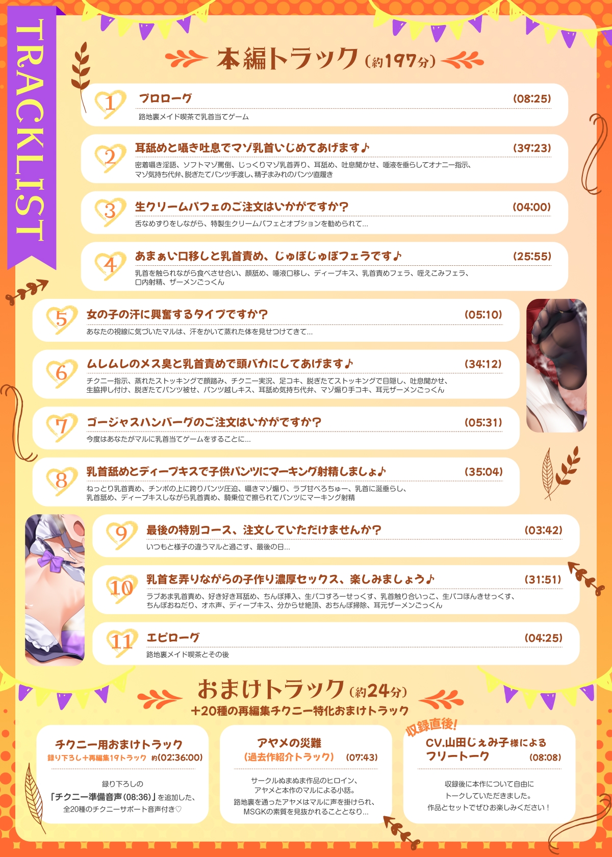 7日間限定価格)マゾ乳首のための路地裏○リメイド喫茶 「囁き淫語と蕩ける乳首責めで心もチンポも癒されてください♪」 ～守銭奴メ○ガキにお金も精液も搾り取られたボク～