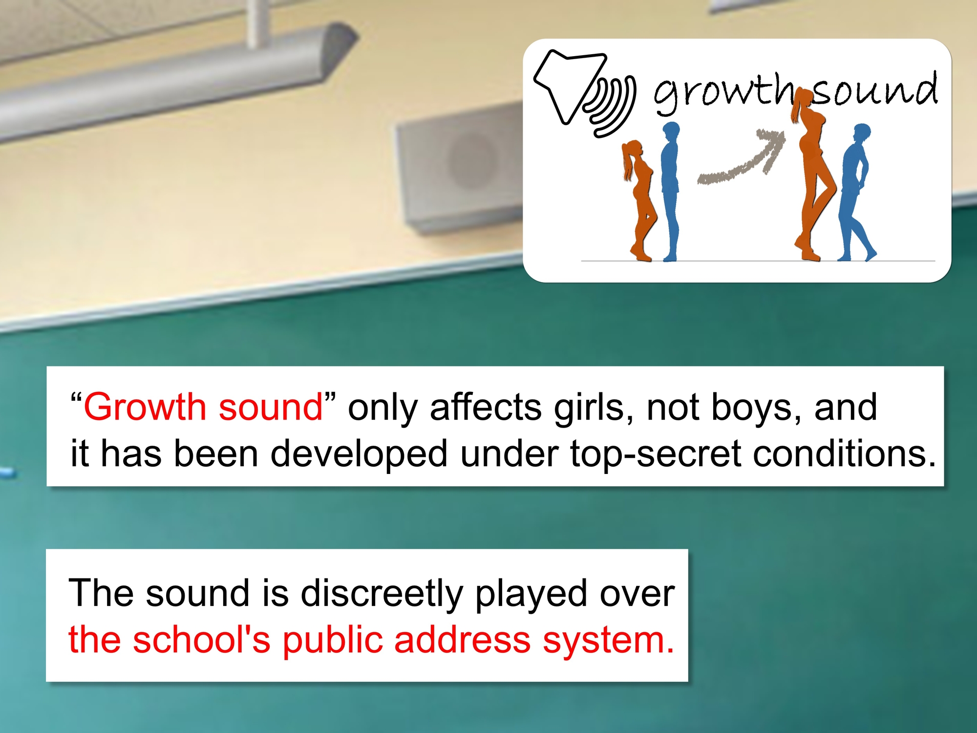 Outgrowing only girls, Overtake boys, Growth sound. Summer vacation Arc