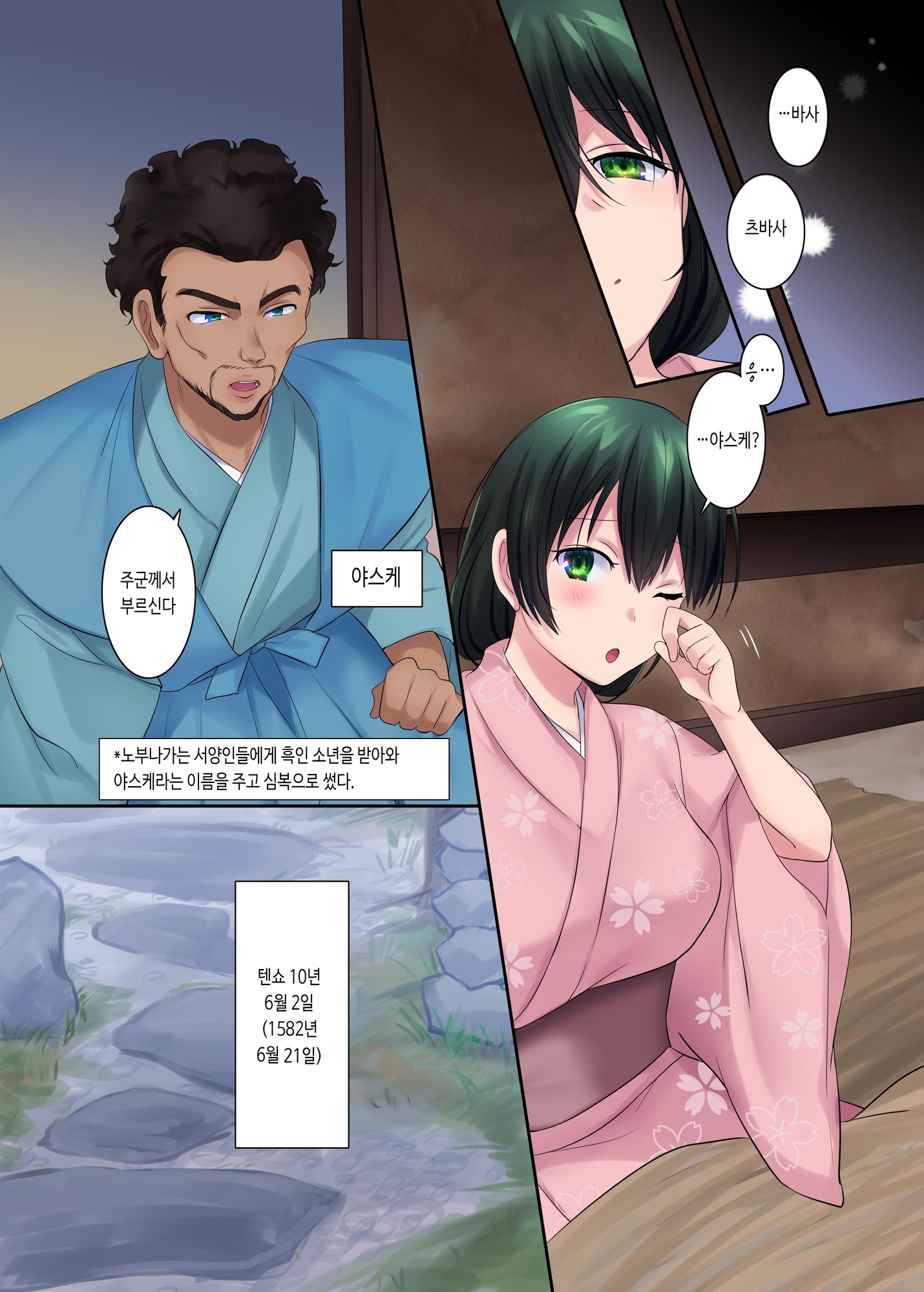 【韓国語版】本能寺の性変 女にされた信長