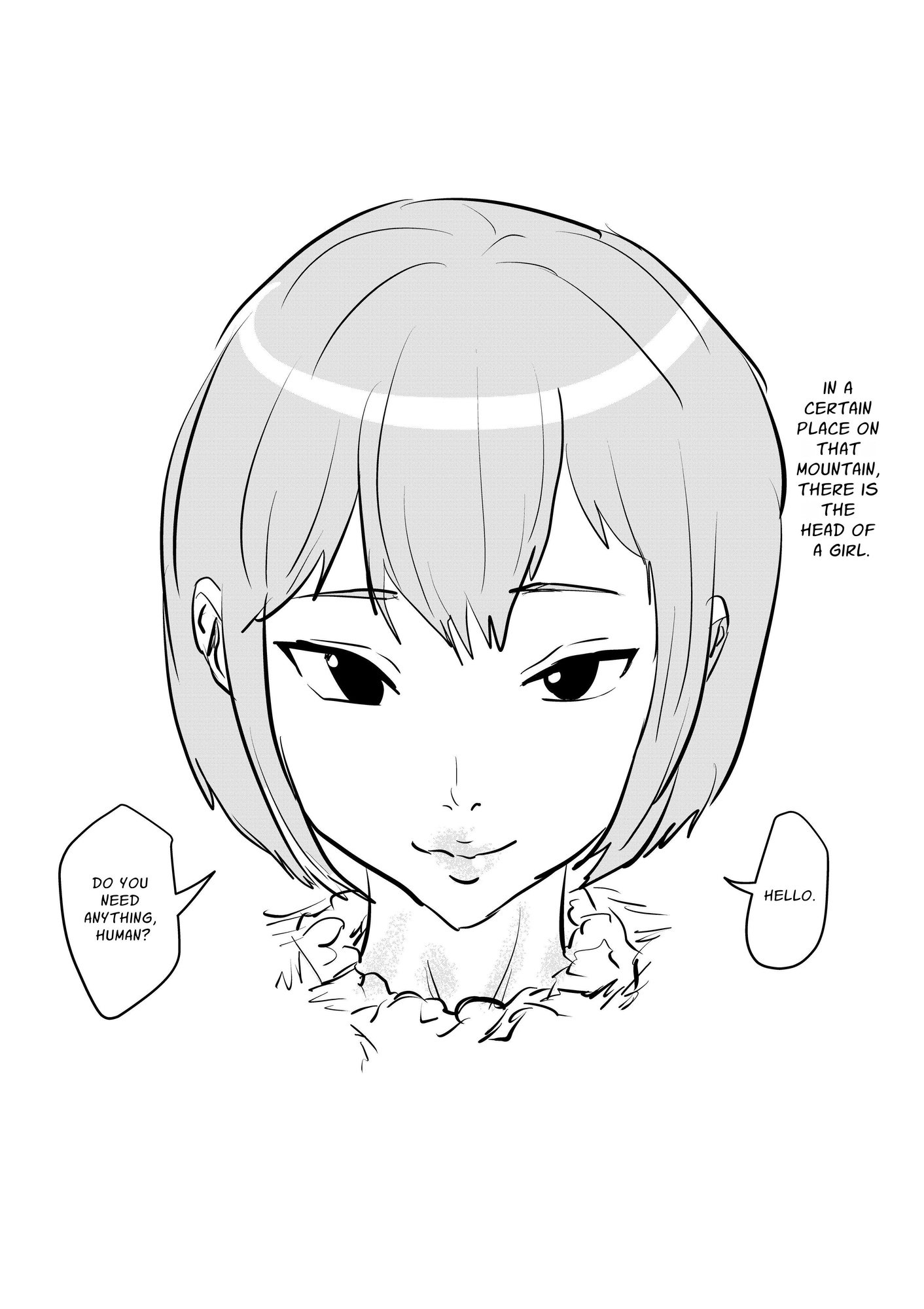 【英語版】首の少女