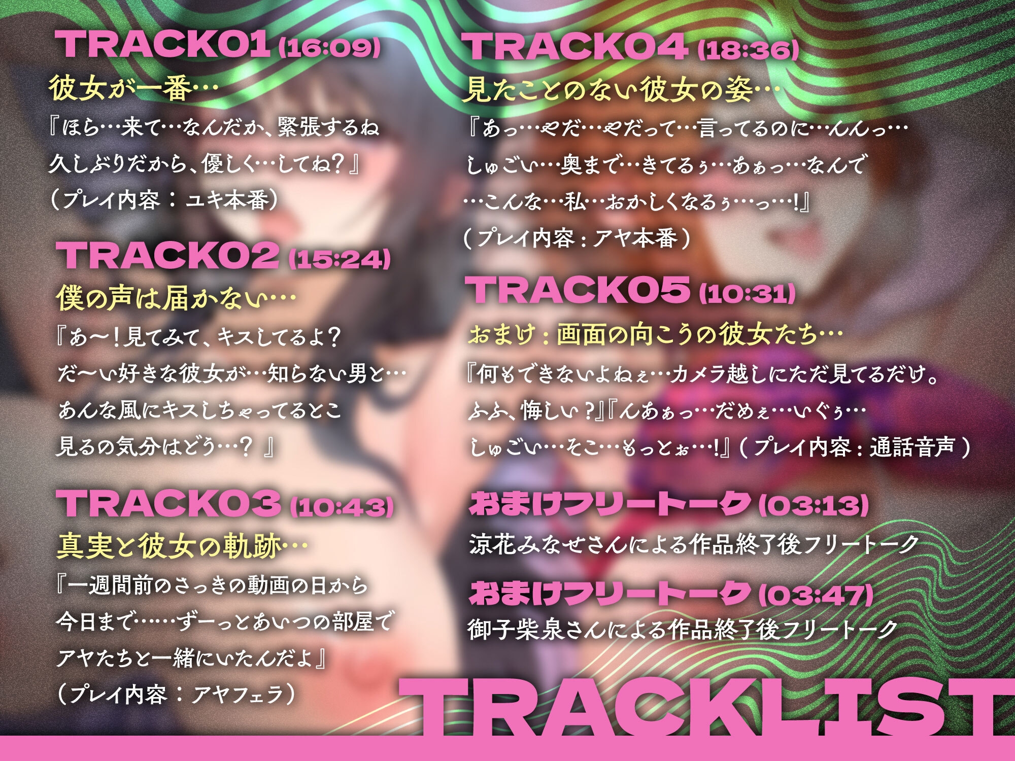 NTRスワッピング～愛する彼女の声を聴きながら背徳えっち～