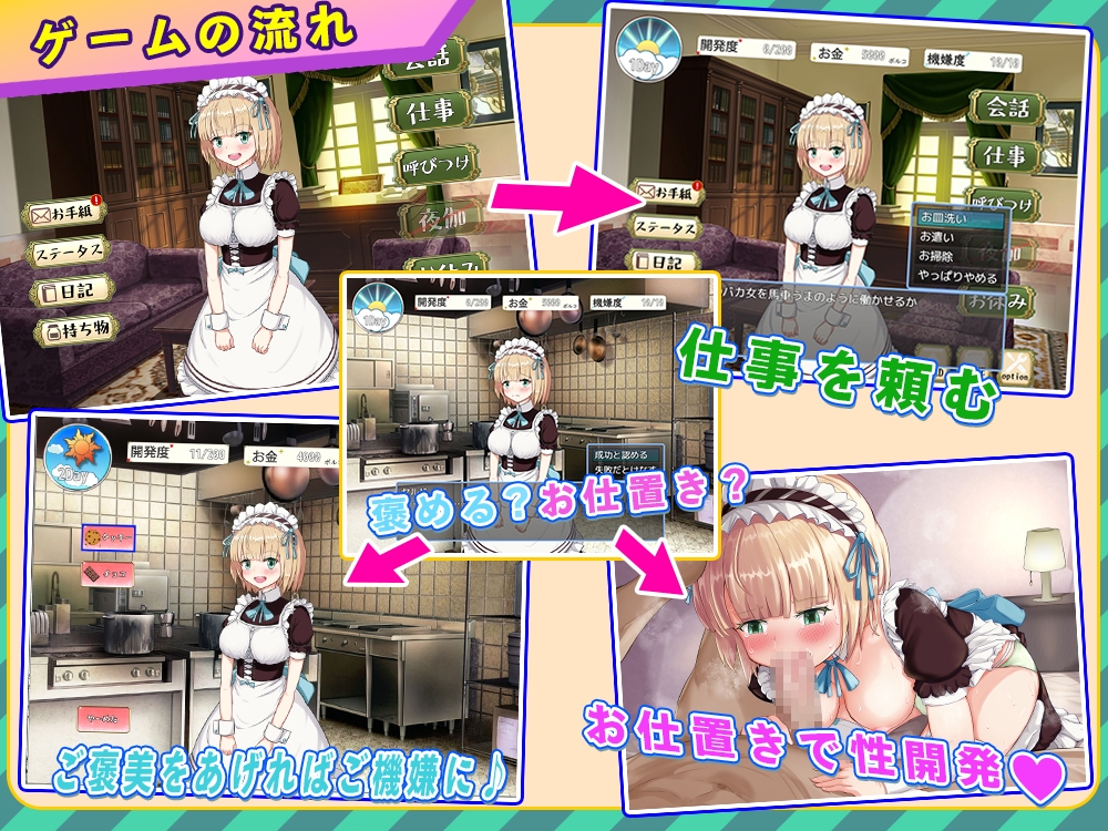 快楽堕ちメイド～ひどい目に合わされてるはずなのに、なんでこんなに気持ちいいの……～