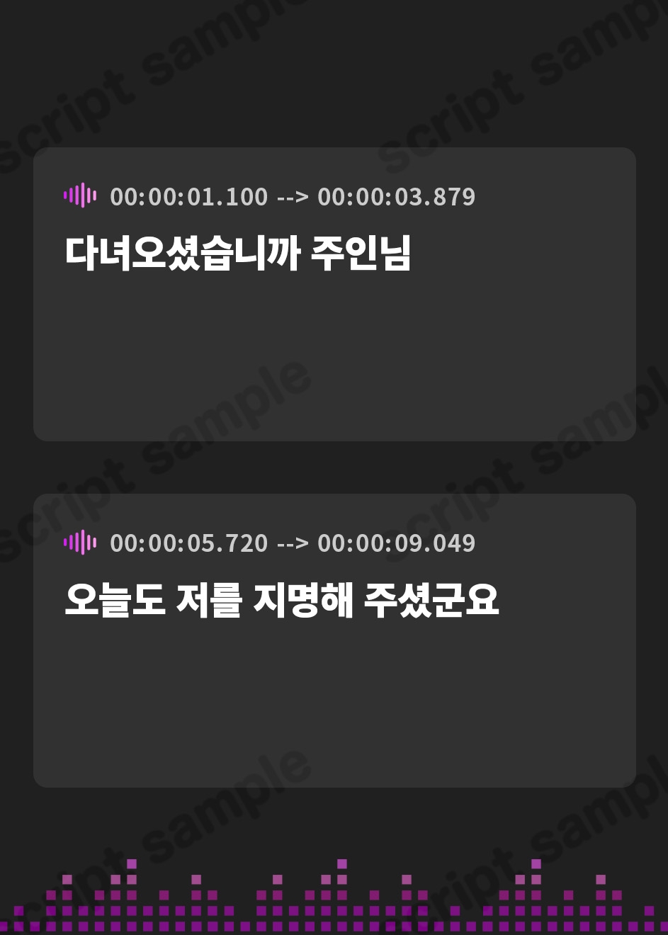 【韓国語版】【裏メニューあり♡】低音ボイスが落ち着くクール僕っこメイドのトロける耳奉仕♡ ～ メイドのお耳癒しリフレ店 ～
