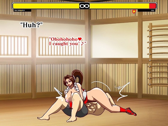 格ゲー世界に吸い込まれてしまったので日本一のくノ一レ●プしたったら2ROUND目は反撃されてしまった English