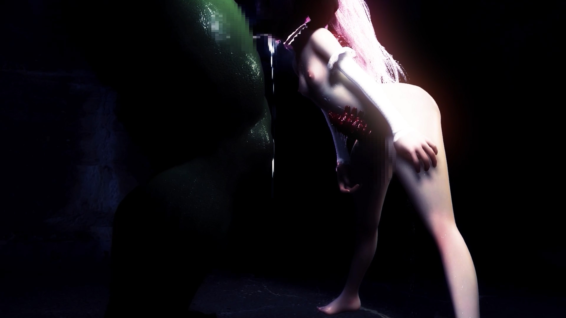 【120fps】魔法少女敗北。オークNTR妊娠ウェディング。つるぺたボディ。触手洗脳調教。娼婦。妊娠。快楽堕ち。