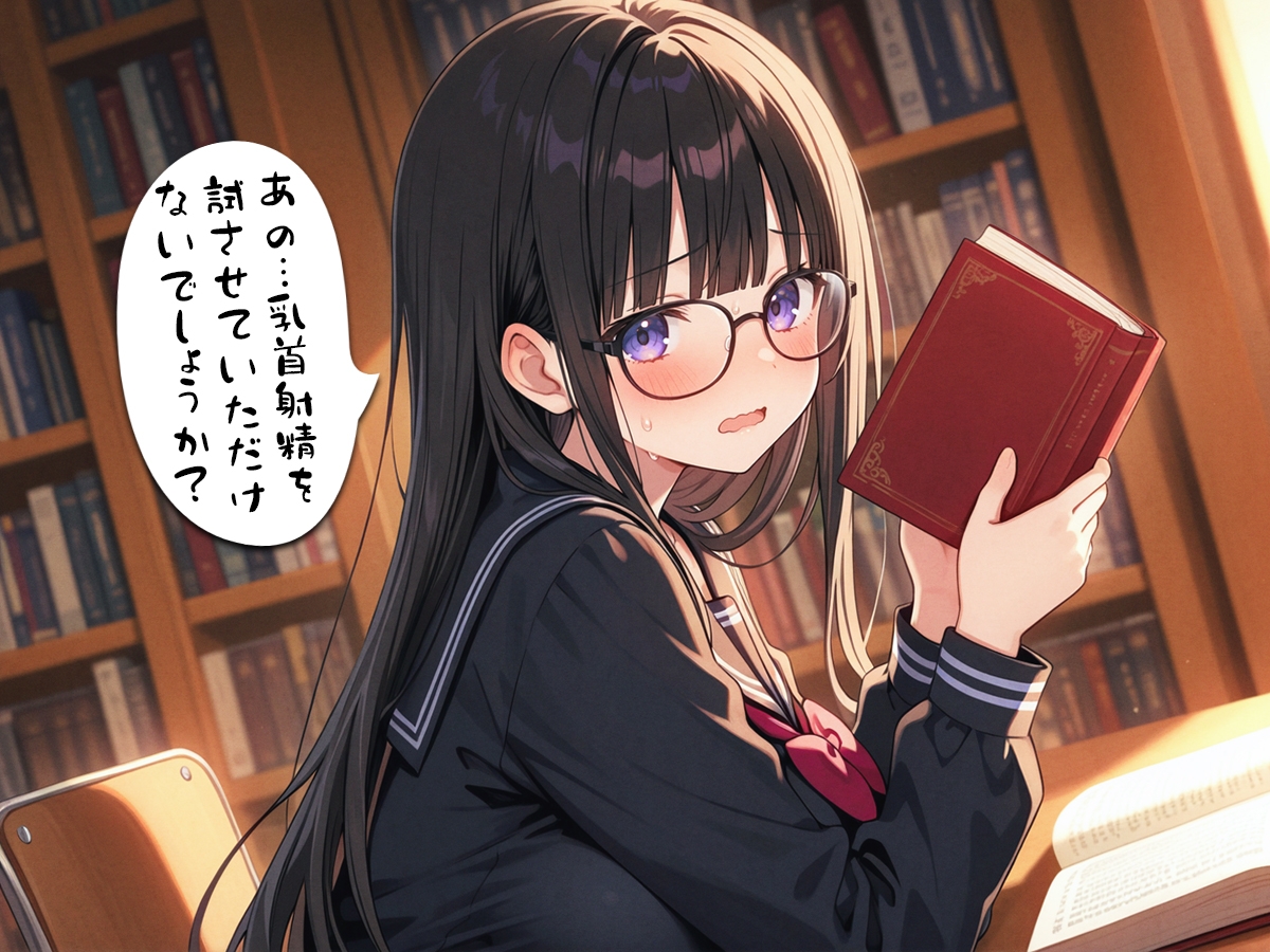 委員長は乳首射精に興味津々〜官能小説好きなむっつりスケベな委員長に乳首開発されちゃった〜
