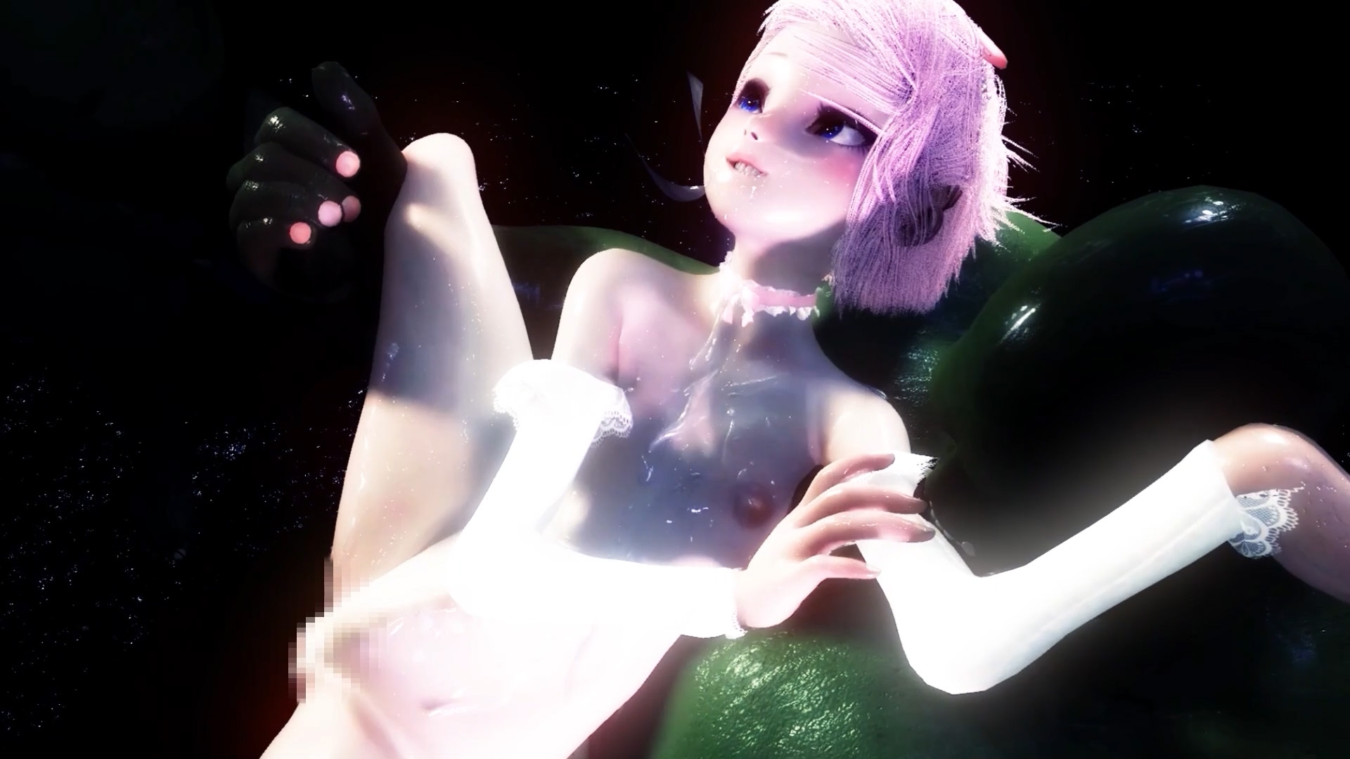 【120fps】魔法少女戰敗 Orc NTR 懷孕結婚。光滑的身體 觸手洗腦訓練。妓女。懷孕。快樂的秋天。