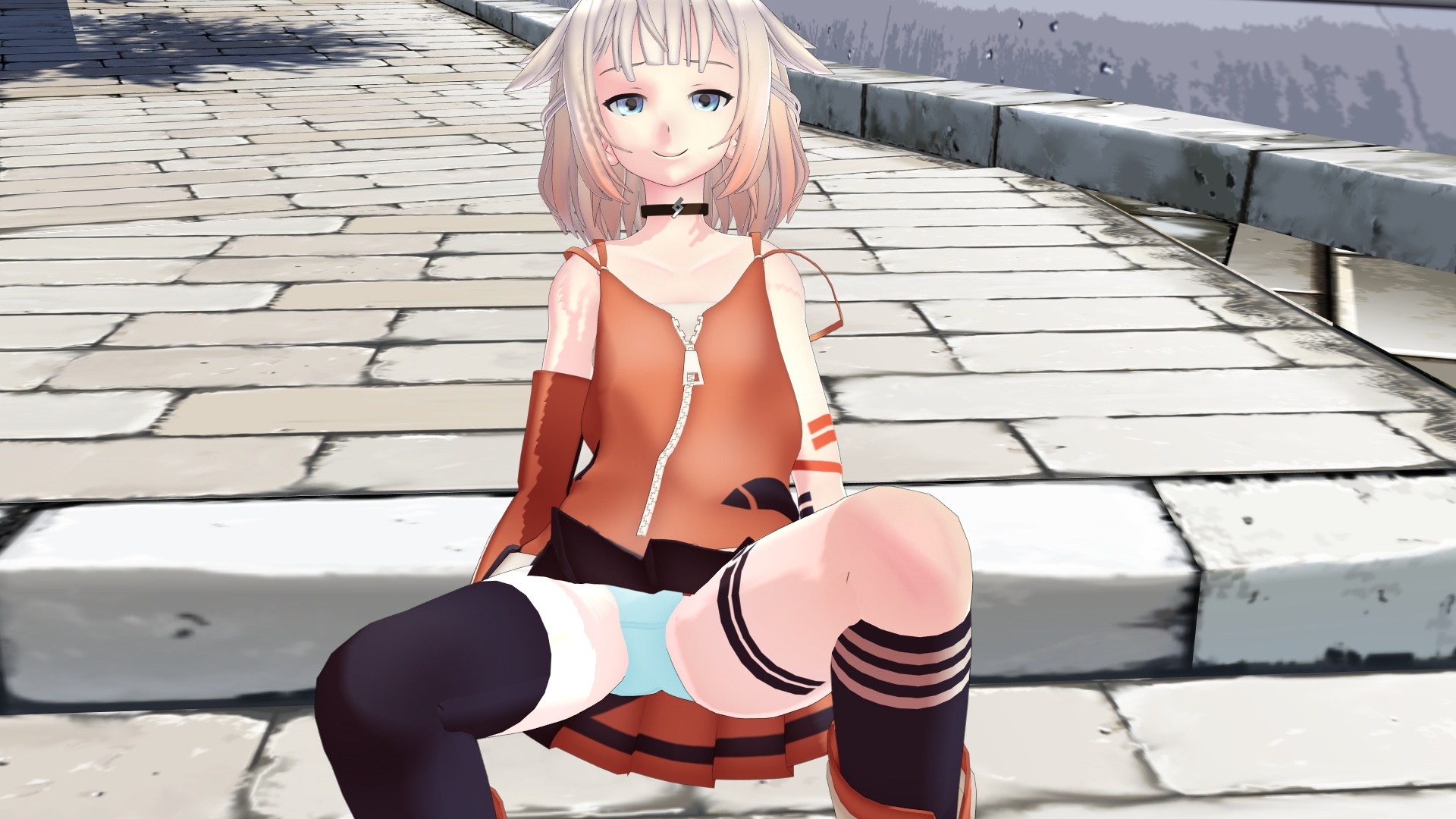 俺はあの子のスカートの中を覗いて、あの子はなんと?!!