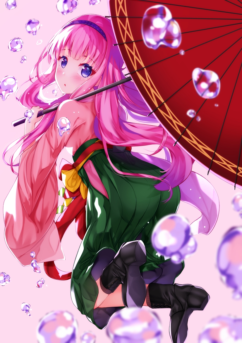 ピンク髪っ子