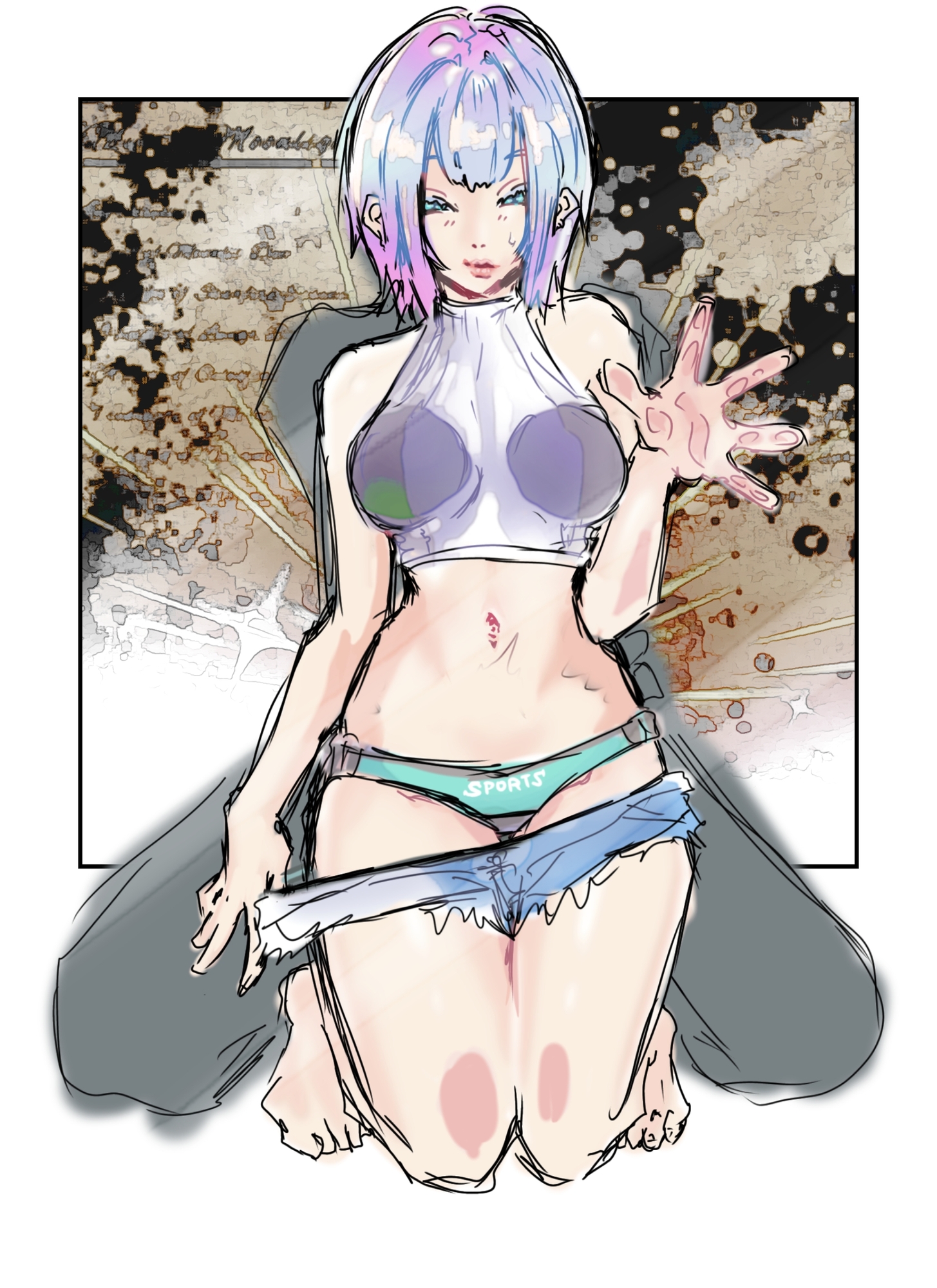 【着衣版】1コマ漫画 ラフ案シリーズ 第一巻