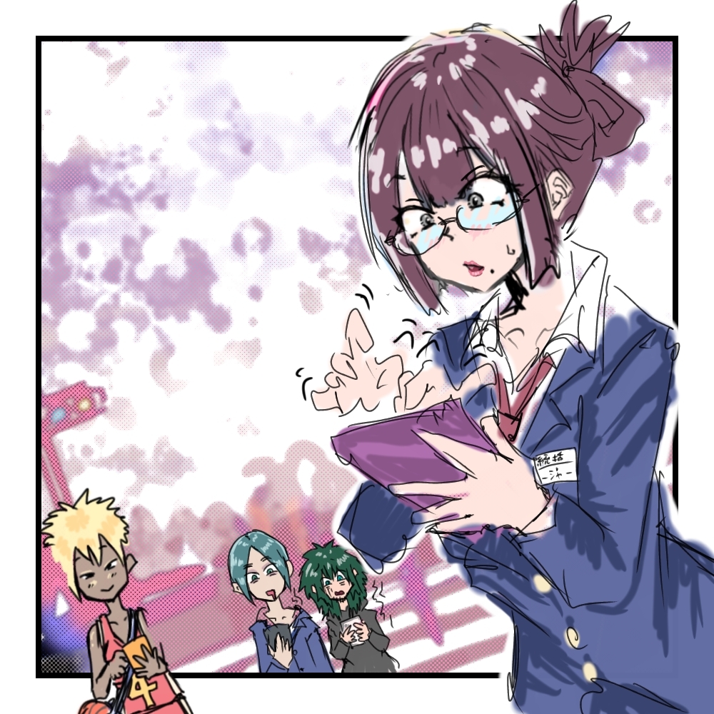 【着衣版】1コマ漫画 ラフ案シリーズ 第一巻