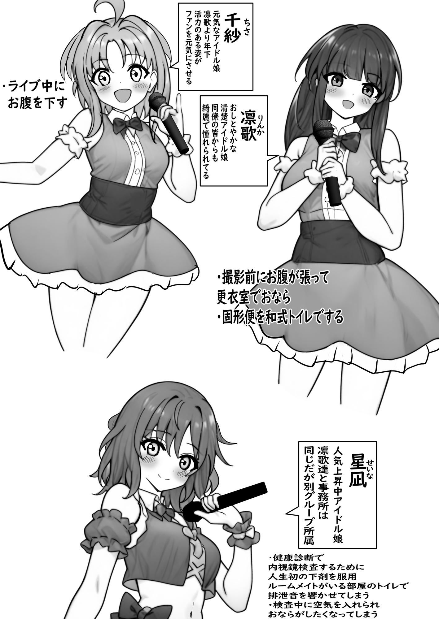 アイドルとおならとうんち
