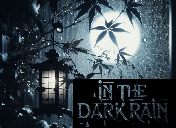 In the dark rain