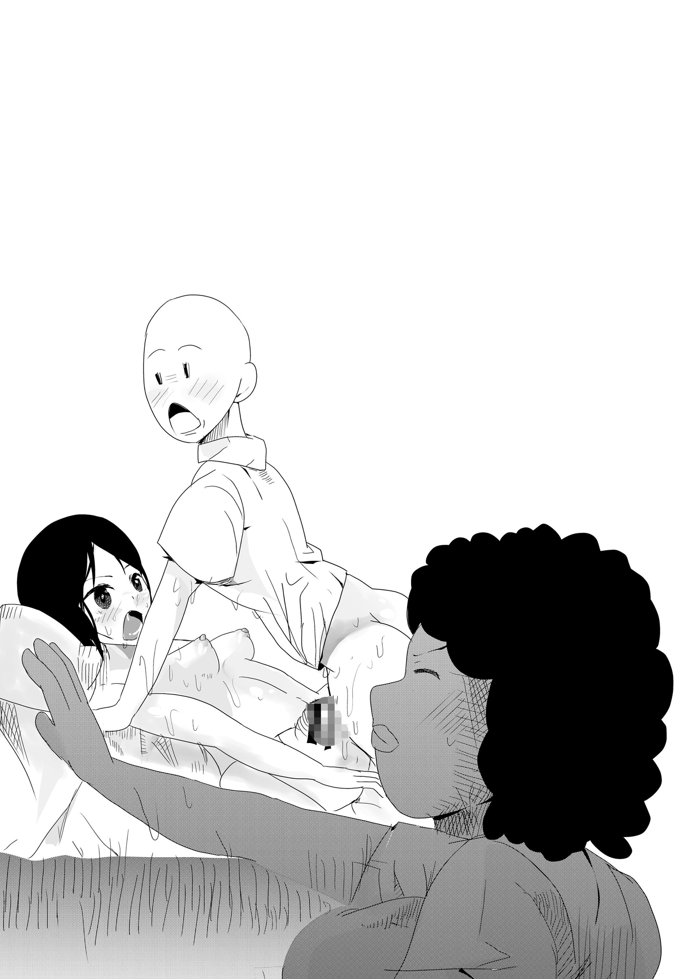 汗汁だくだくな陸上部エースを自宅に誘い親にばれないようにに中出しえっち