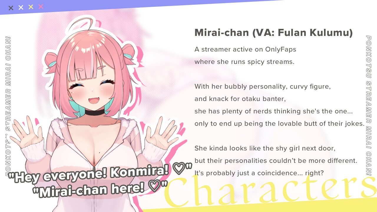 No-good Streamer Mirai-chan! (Now accepting lewd comments)[en Ver.]
