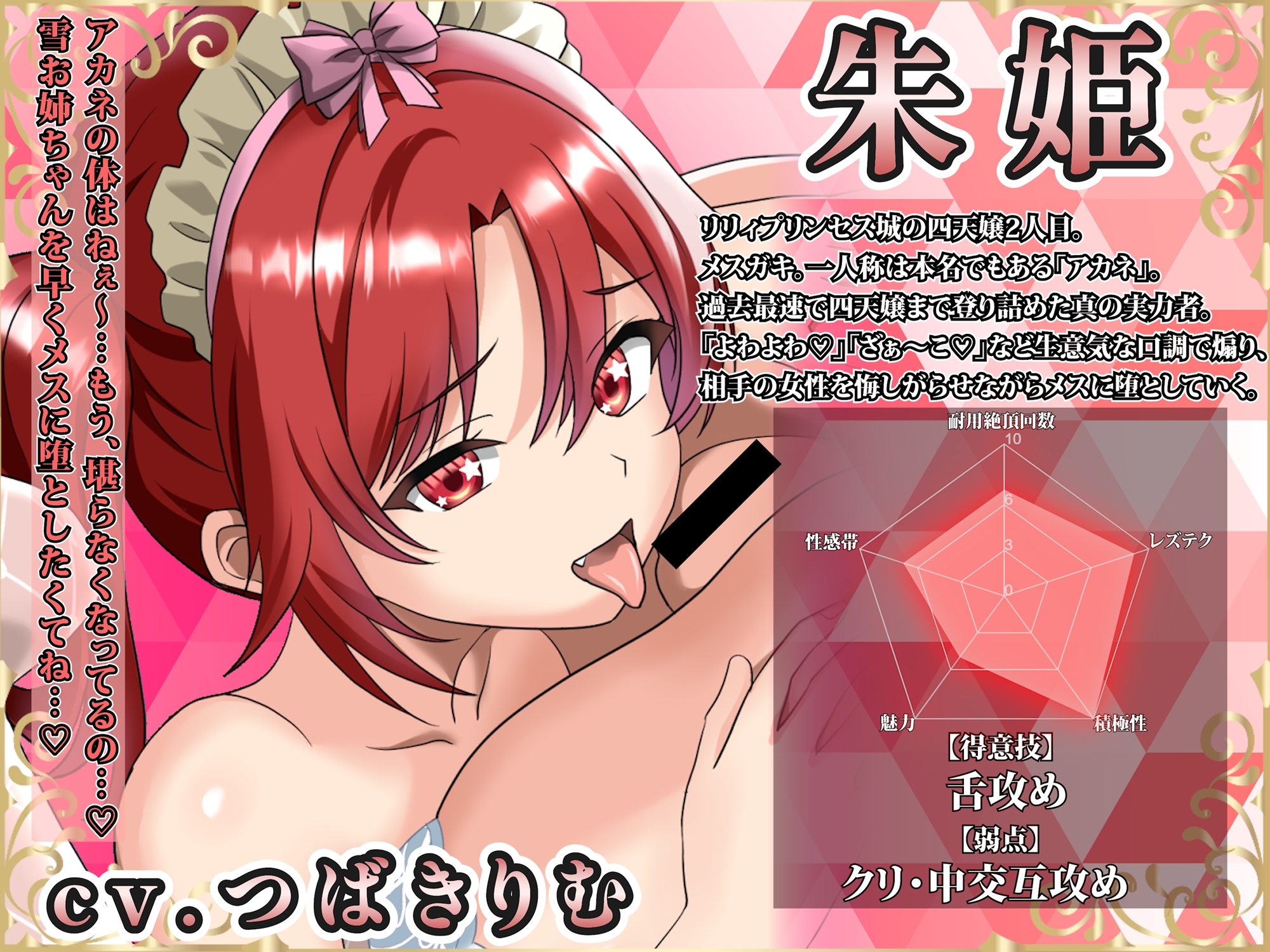 【KU100】リリィプリンセス・レズバトル『雪姫vs朱姫』トップに君臨する風俗嬢同士の”堕とし合い”えっち勝負！